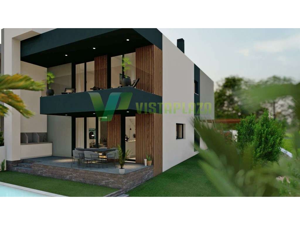 Moderna Moradia T4 em Construção com Terraço e Piscina à venda em S... - Grande imagem: 2/25