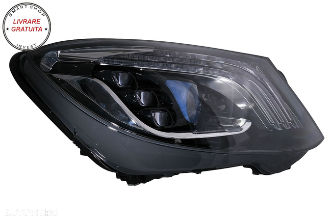 Faruri Full LED Mercedes S-Class W222 (2013-2017) Facelift Design Semnal Dinamic- livrare gratuita - 3