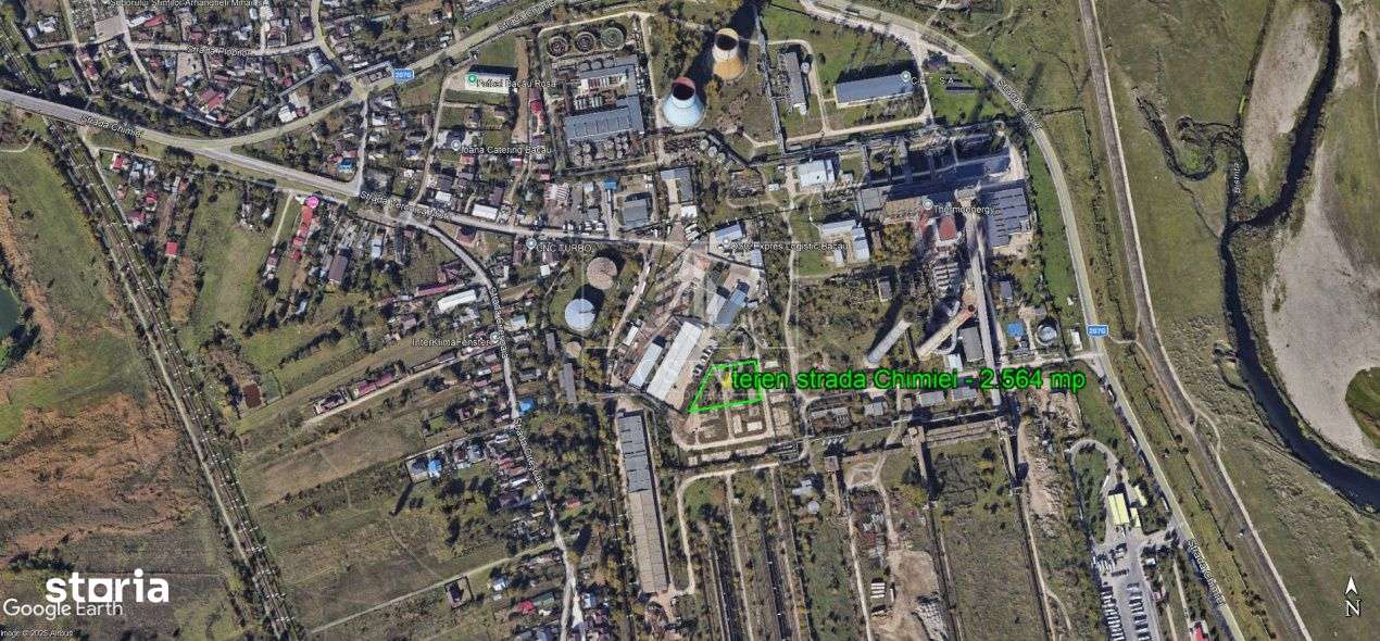 Teren industrial de vanzare-2.564 mp-strada Chimiei-acces TIR-3