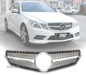 GRELHA DIANTEIRA PARA MERCEDES W207 LOOK DIAMOND 09-13 CROMADO - 1