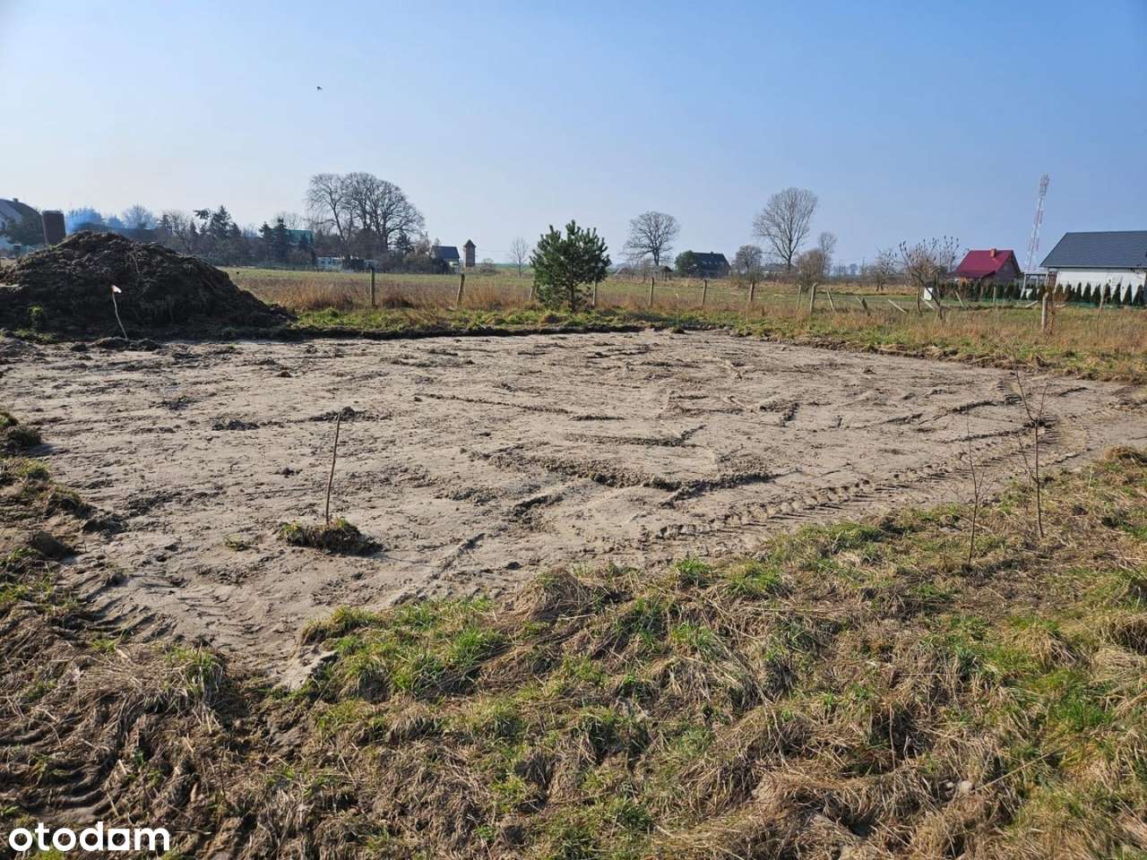 Działka z pozwoleniem na budowę domu - Pełny obrazek: 4/6