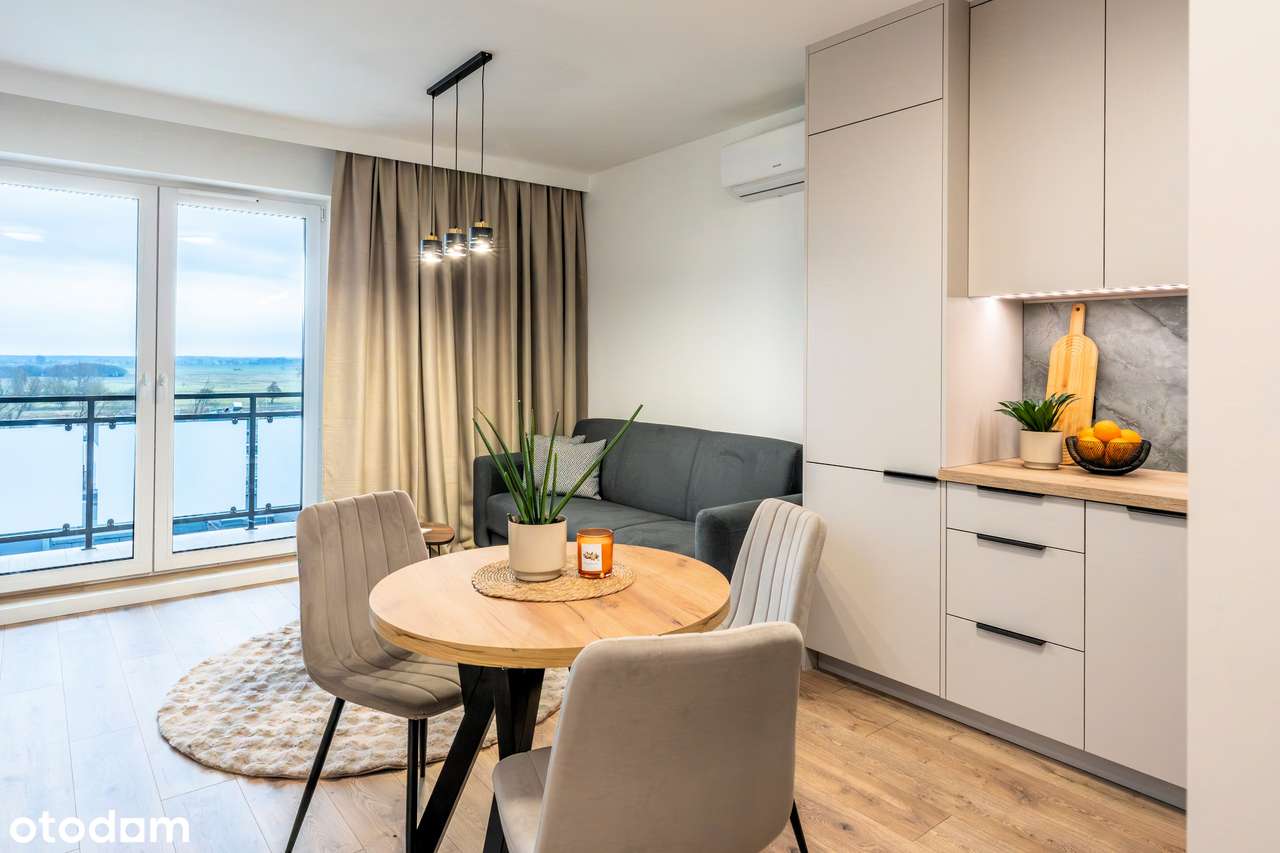 Nowoczesne 2-pokojowe mieszkanie z balkonem + piwnica + klimatyzacja-9