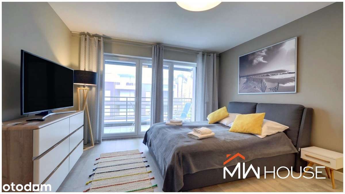 Dwupokojowy, komfortowy apartament z parkingiem, 250 m od plaży - Pełny obrazek: 4/20