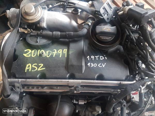 Motor SEAT LEON (1M1) 1.9 TDI 130CV | 09.00 - 06.06 Usado REF. ASZ - 1