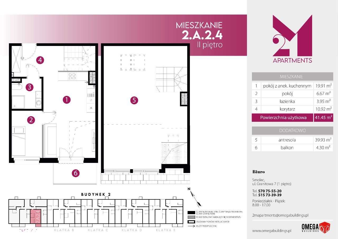 ul. Zawidowska 2.A.2.4 JESIENNE RABATY!!! - Pełny obrazek: 2/7