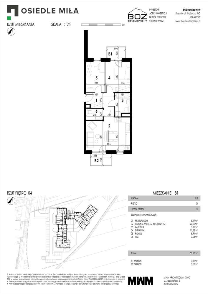 Funkcjonalne 3 pokoje - Strażacka 54G - Pełny obrazek: 5/10