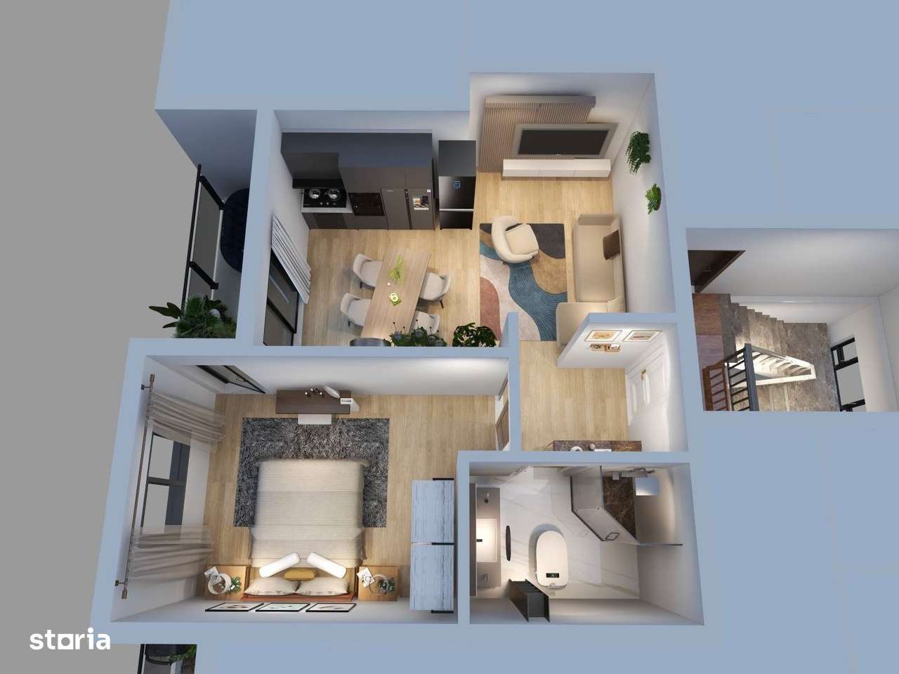 Apartament 2 camere 23 august OTOPENI-6