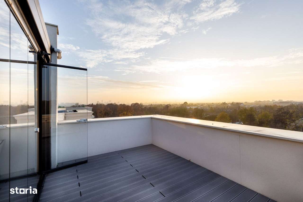 Penthouse Trastevere, complex cu piscina si gym-12