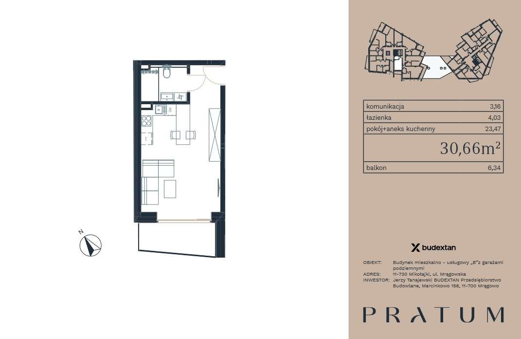 Przytulne mieszkanie w komfortowej inwestycji przy jeziorze. - Pełny obrazek: 5/13