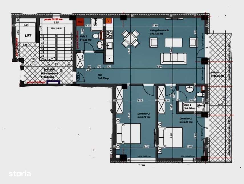 3 Camere in Complex Rezidențial Premium - COMISION 0% CUMPĂRĂTOR - Imagine principală: 2/12