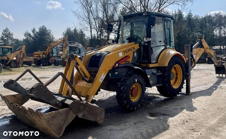 Terex 820 4x4 AUTOMAT 95KM KLIMA TELESKOP WIDŁY KROKODYL OPONY NOWE 3-ŁYŻKI W KOMPLECIE 2008r ŁADNA - 3