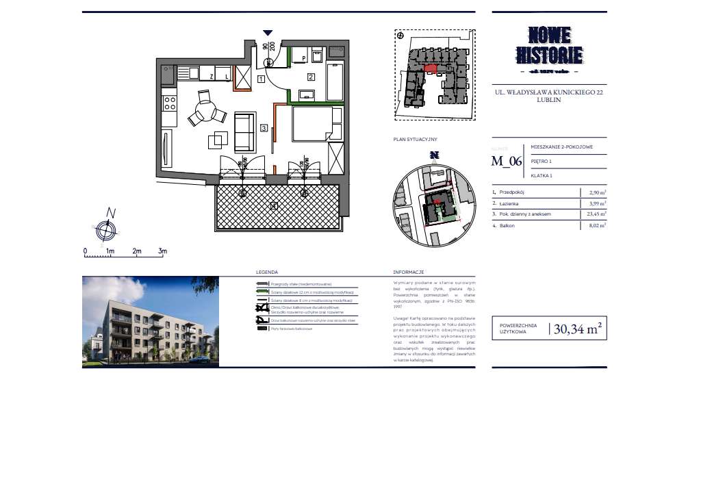 NOWE HISTORIE - Mieszkanie na sprzedaż UL. WOLSKA/KUNICKIEGO - Pełny obrazek: 2/11