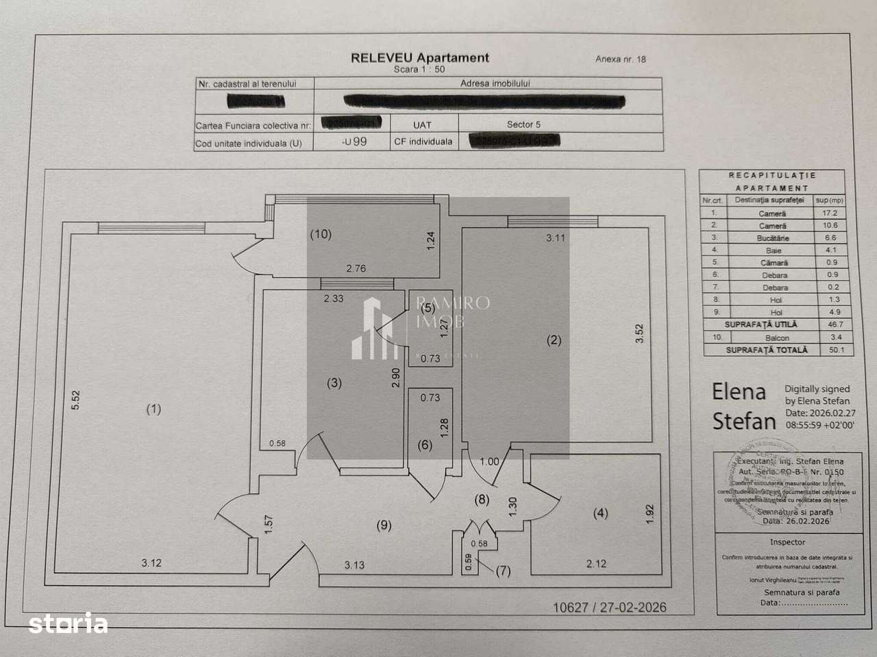 Apartament 2 camere, decomandat, etaj 4/8, Rahova, de renovat