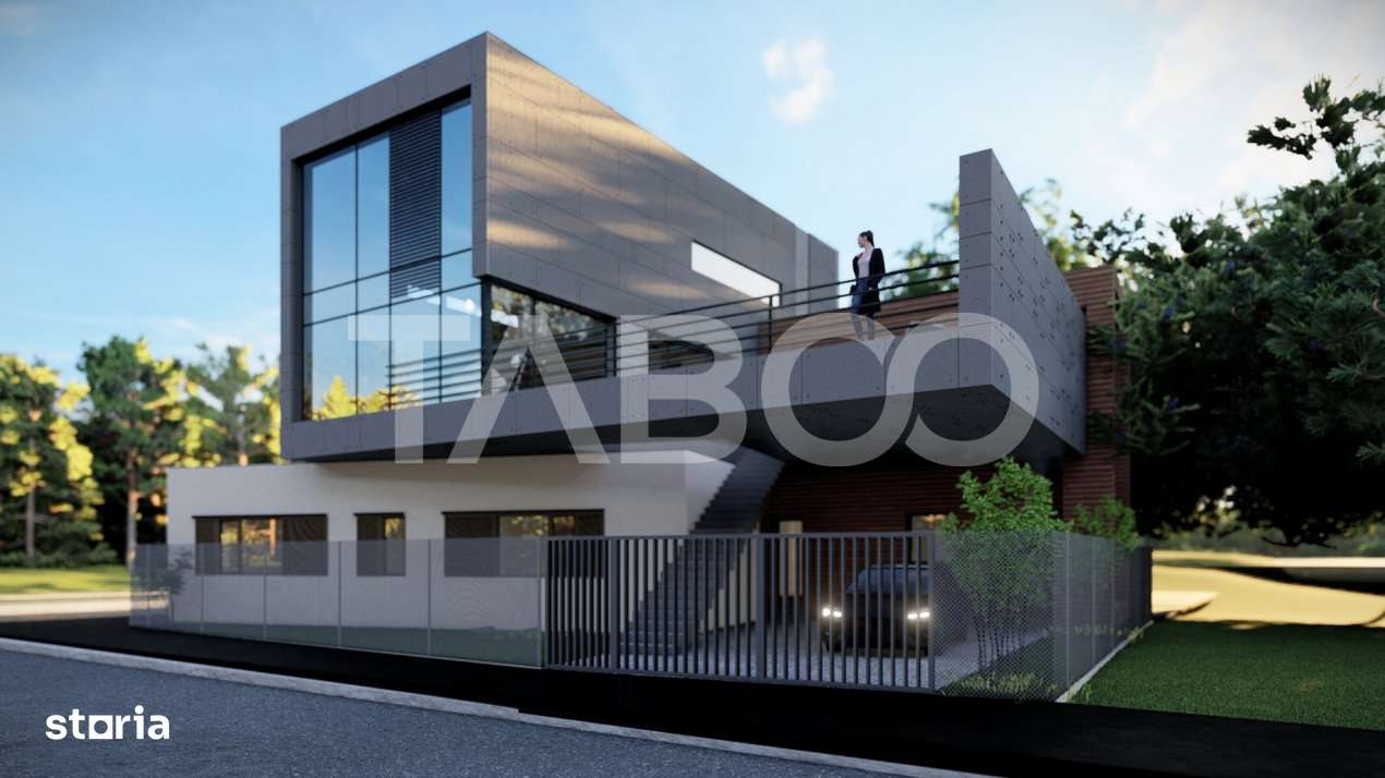 Casa individuala de vanzare cu terasa teren 320 mp zona Centrala Sibiu - Imagine principală: 4/11