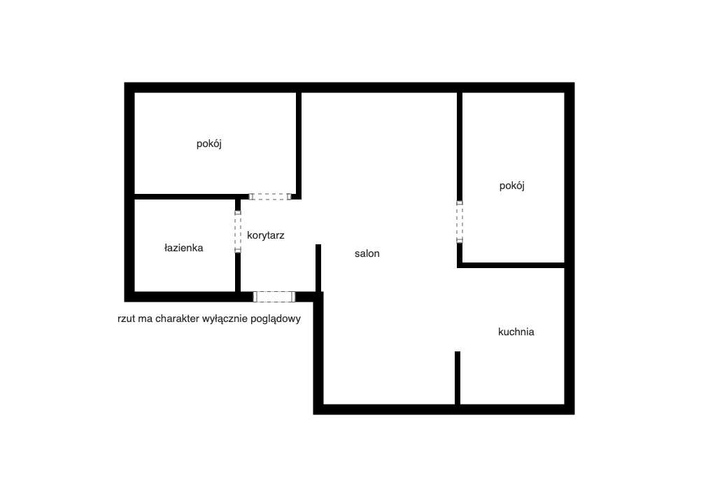 USTAWNE MIESZKANIE NA 1 PIĘTRZE | BALKON | 61,5m2 | NISKI CZYNSZ |-14