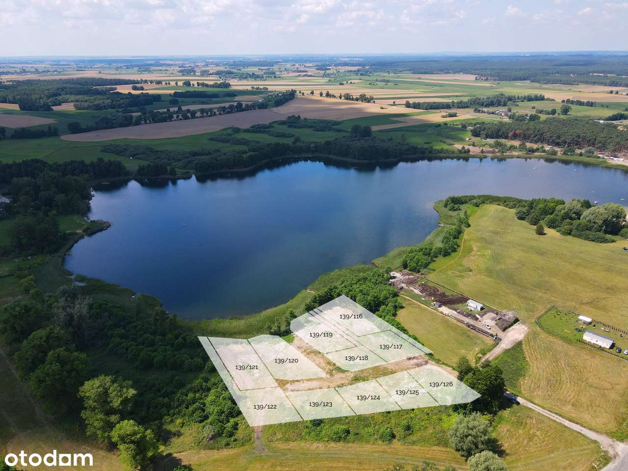 Działka z własną linią brzegową jeziora - KUJAWY-8