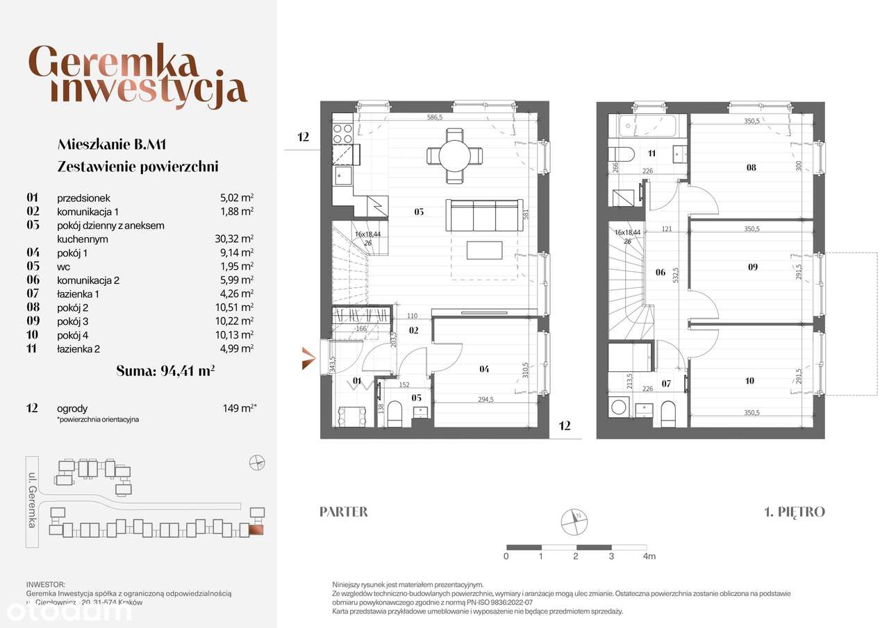 Geremka Inwestycja  | mieszkanie 5-pok. | B_M1 - Pełny obrazek: 2/7