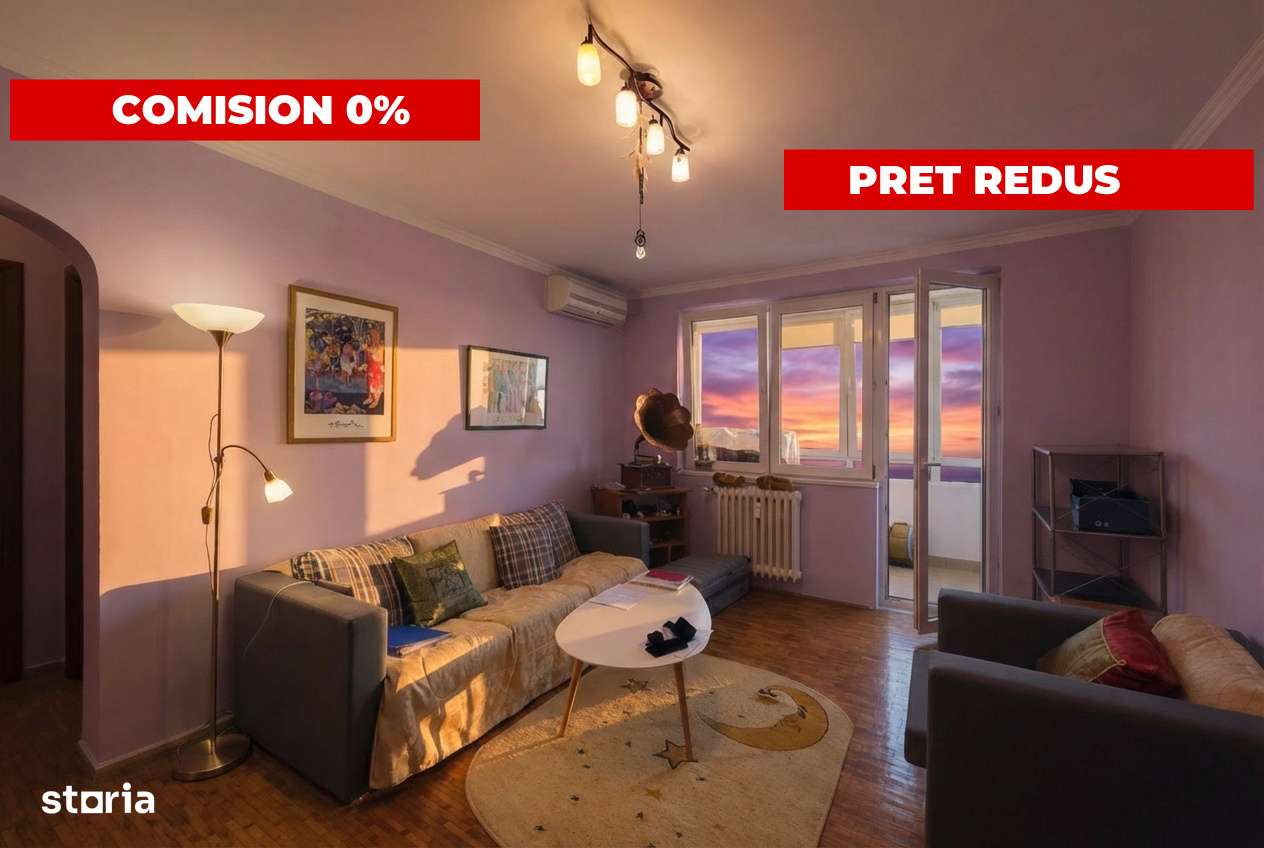 Apartament 2 camere | Favorit–AFI Cotroceni | Bloc reabilitat