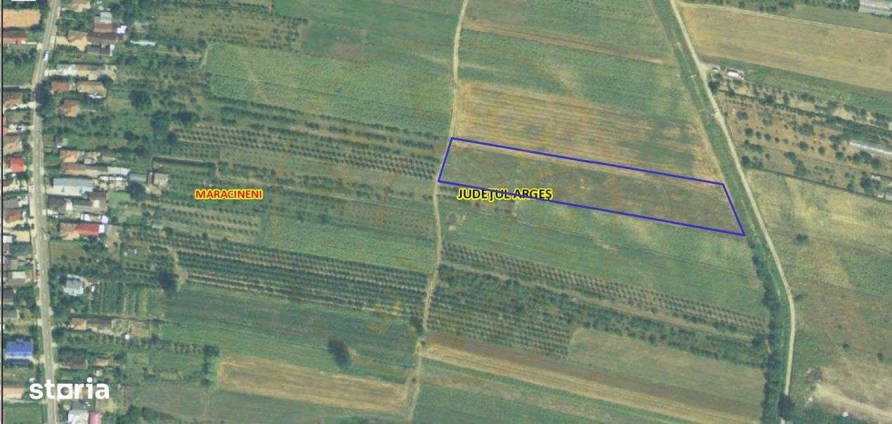 Oportunitate de investitie! Teren intravilan Maracineni 7545 mp - Imagine principală: 2/3