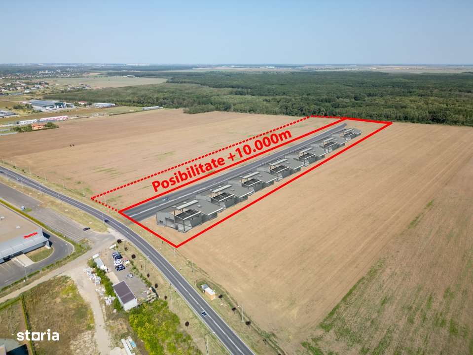 Teren Vanzare Intravilan Branesti investitie Zona Industriala Makita - Imagine principală: 3/19