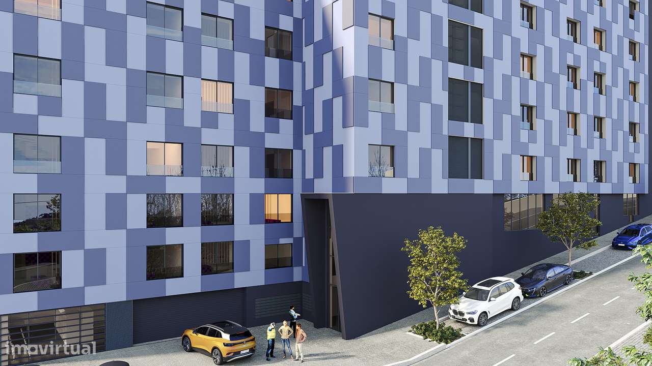 Apartamento T1+1 em Mafamude | Empreendimento Tetris - Grande imagem: 4/19