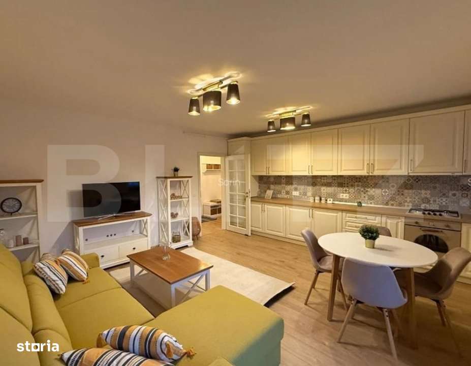 Apartament cu 2 camere + birou mobilat si utilat complet, 56 mp, Braso - Imagine principală: 3/7