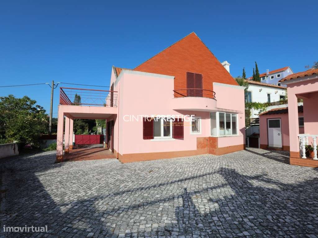 Moradia T3 e anexo T2 com Vista Deslumbrante para a Serra de Sintra...-1