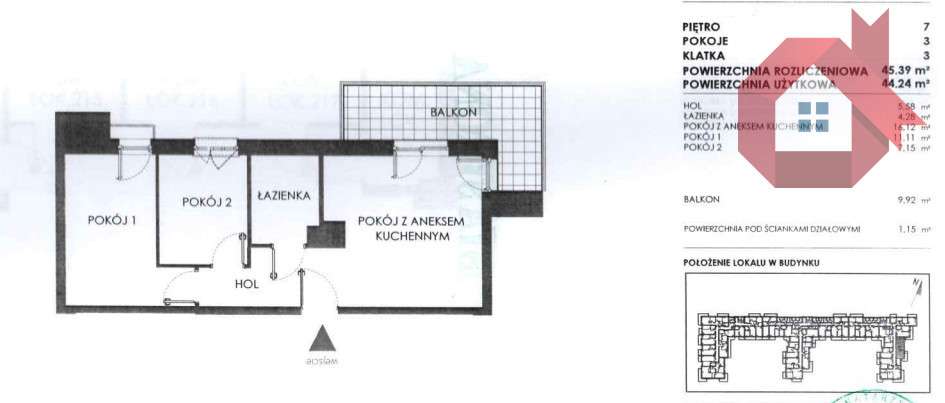 3-pok. + balkon + komórka + garaż | Ursus Factory-19