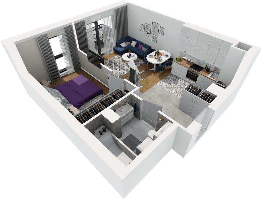 Nowe 2 pok./ cicha okolica/ Szafirowa-9