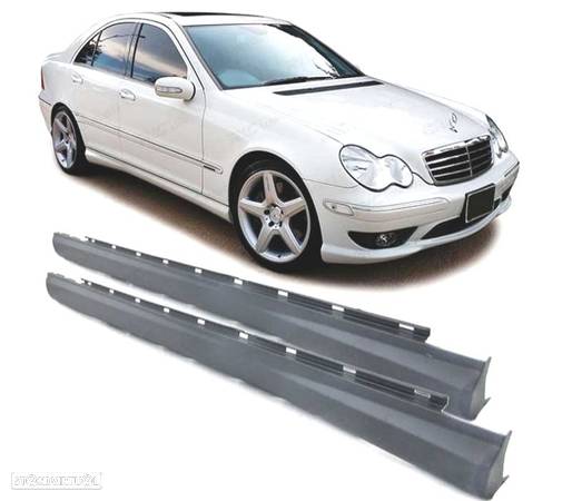 EMBALADEIRAS LATERAIS AMG PARA MERCEDES W203 00-07 - 1