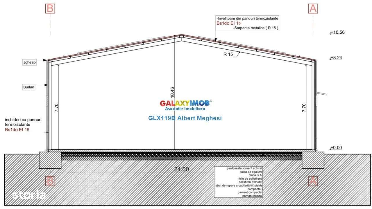 Inchiriere Hala 550 mp deschidere DN3 centura A0 - Imagine principală: 4/8
