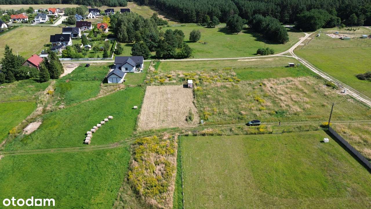 DZIAŁKA  Budowlana 11,04 AR – KASZOWO, GMINA MILICZ – LAS DOlina Baryc-2