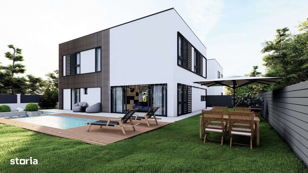 Vila moderna posibilitate personalizare – piscina exterioara si gara-4
