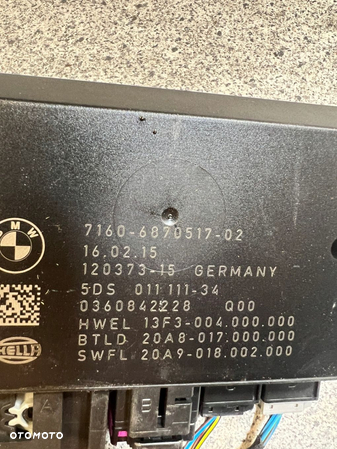 BMW F10 F15 F25 MODUL STEROWNIK HAKA 6870517 - 2