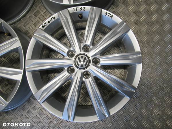 Felgi Vw T-Rock Sharan Tiguan Caddy Passat 6,5Jx17 et52 5x112 5TA - 3