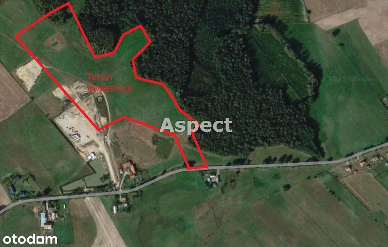 Mazury – działka budowlano-inwestycyjna, media - Pełny obrazek: 5/9