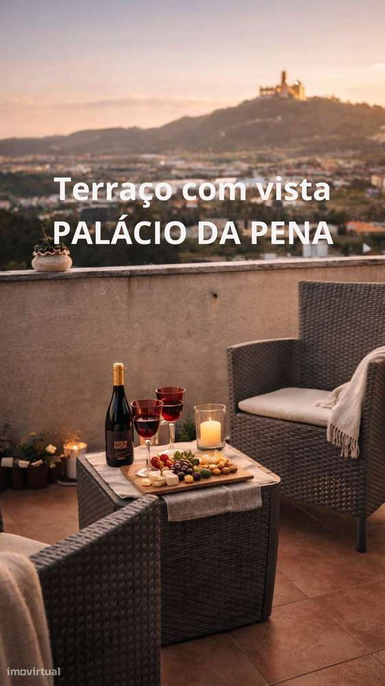 Penthouse T4 com Terraço de 108m² e Vista para o Palácio da Pena