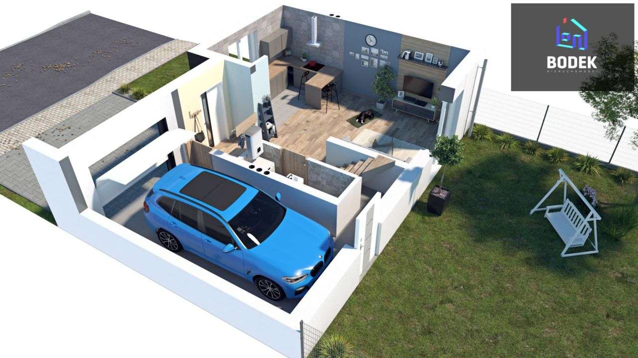 0%, asfalt, pełne media, podłogówka-3