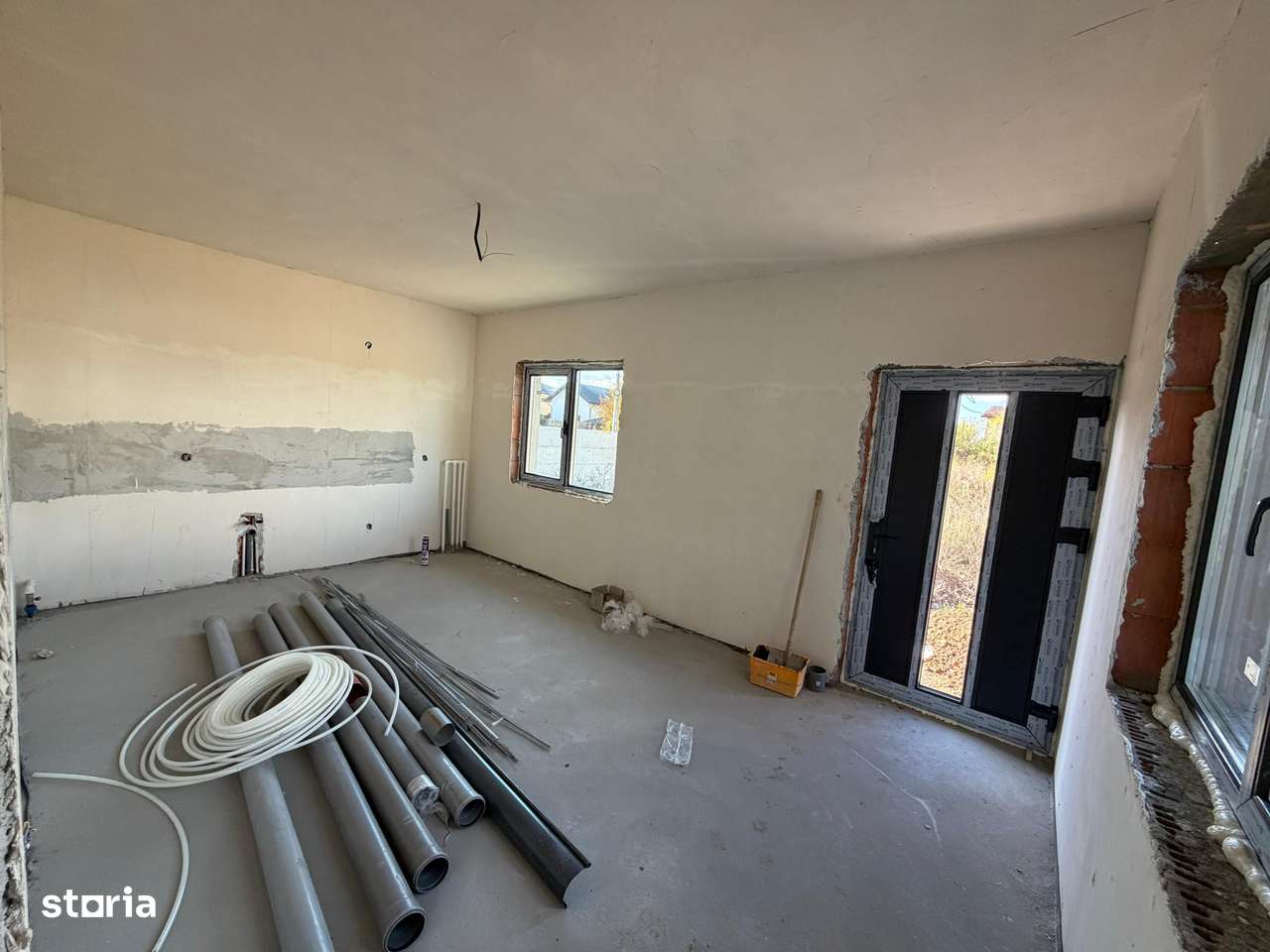 FARA COMISIOANE casa 4 camere 2 bai incalzire pardoseala curent 380v-7