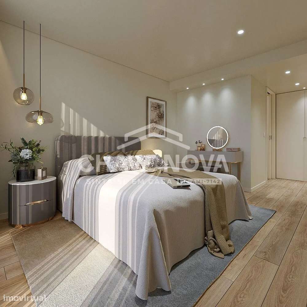 Apartamento T2 Novo com Varanda e Estacionamento – Vilar do Paraíso-11