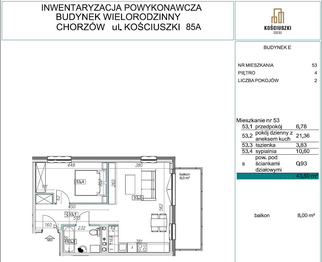 Nowoczesne 2-pokojowe mieszkanie na zamkniętym osiedlu-0