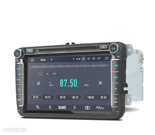 AUTO RADIO ANDROID 11 LCD TÁCTIL 8" VOLKSWAGEN VW PARA SEAT Y SKODA CARPLAY FULL RCA - 5