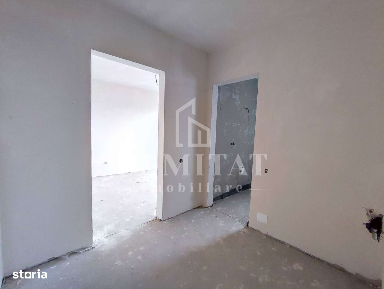 Apartament semifinisat cu 2 camere | Zona Stadionului - Florești - Imagine principală: 5/10