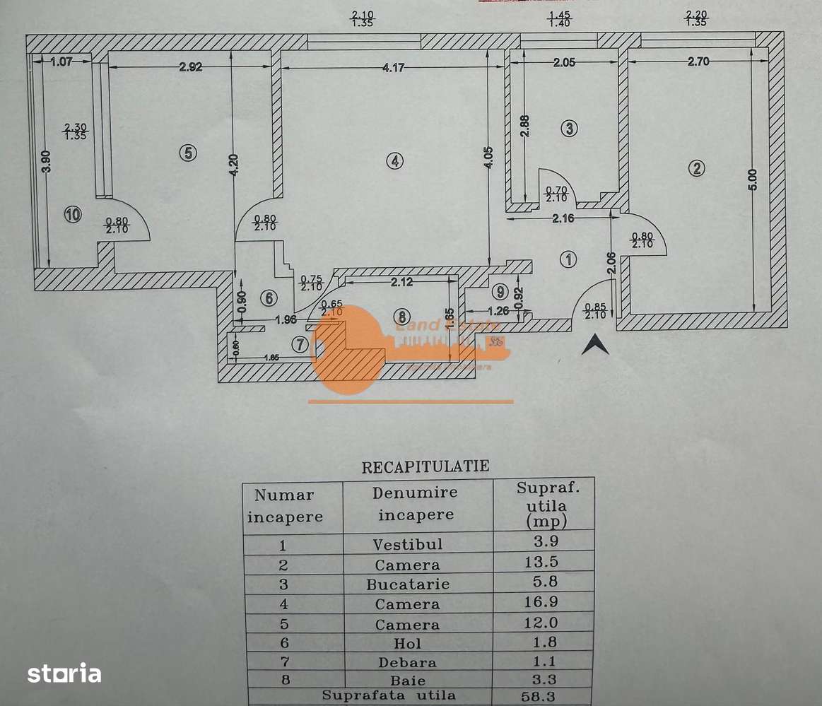 Apartament 3 camere | Zona Domenii-18