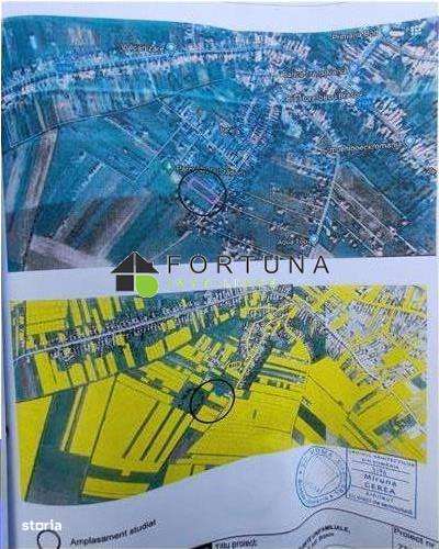 Teren intravilan cu utilitati Bod Sat, Comision 0%-6