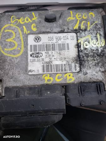 Ecu calculator motor Seat Leon 1.6 BCB cod: 036906034DS - 1