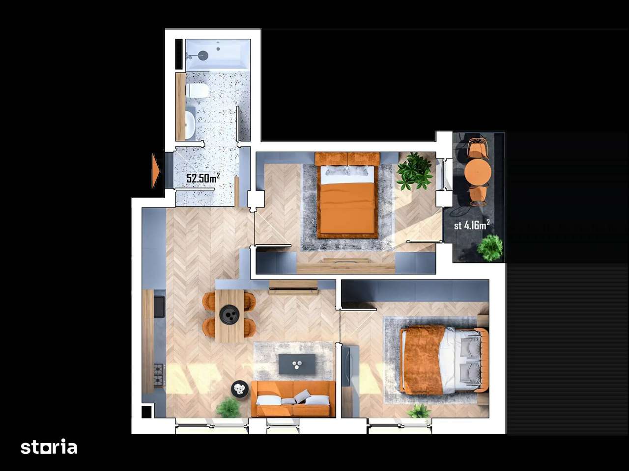 Apartament 3 camere , ESTIMO Apahida - Imagine principală: 2/15