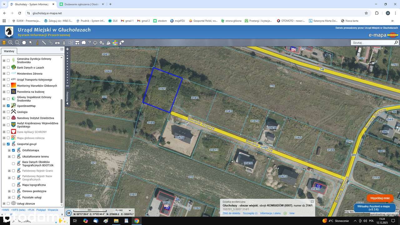 Na sprzedaż 2 działki budowlane w Konradowie 1823m2 - Pełny obrazek: 4/16