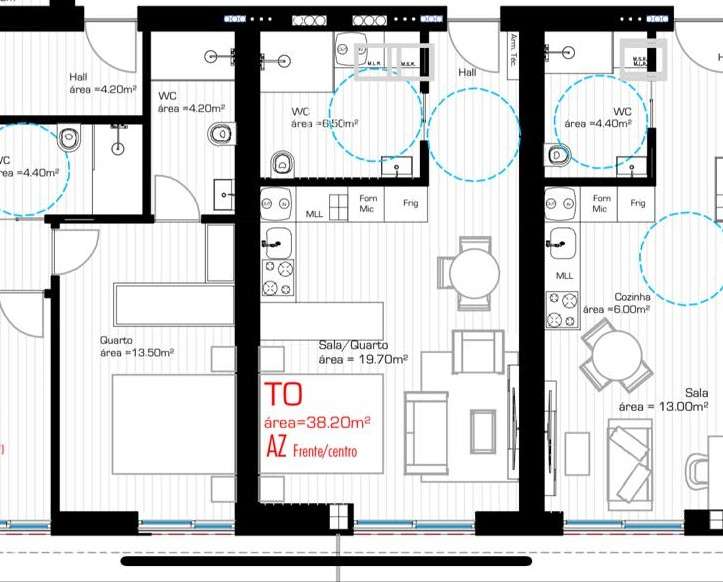 Excelente T0 no centro de Lousada-12
