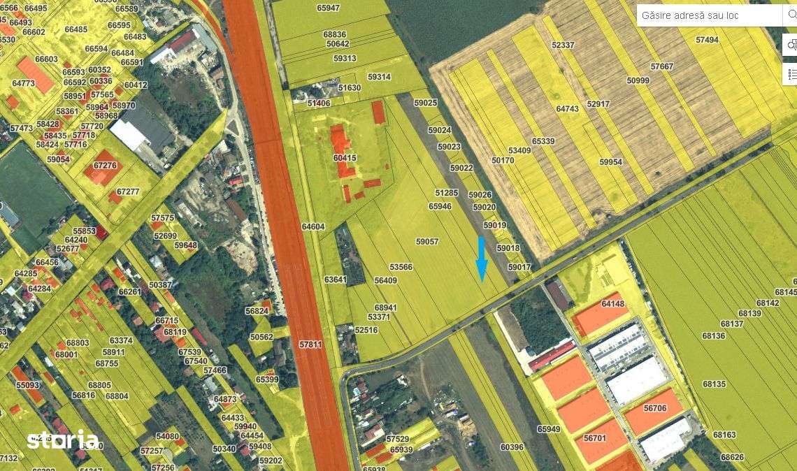 Teren de vânzare Buftea, strada Tamași, zona Gării-3